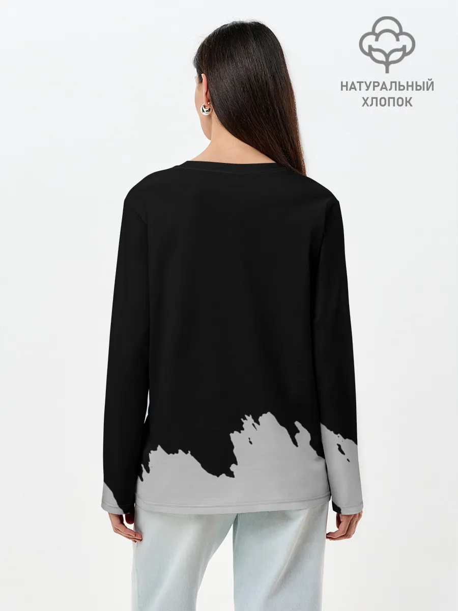 Лонгслив женский. Хлопок / AC/DC