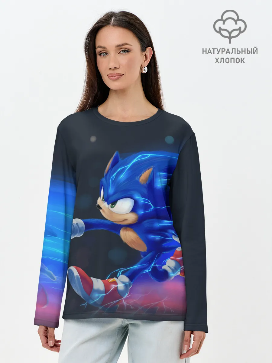 Лонгслив женский. Хлопок / SONIC