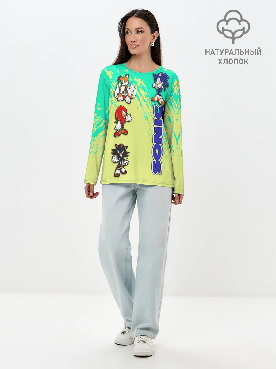 Лонгслив женский. Хлопок / sonik