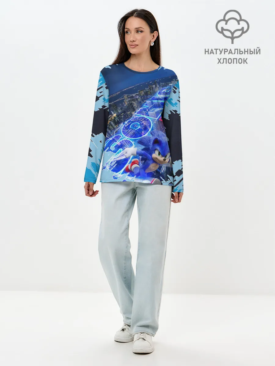 Лонгслив женский. Хлопок / sonik