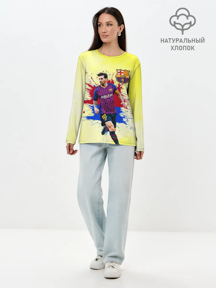 Лонгслив женский. Хлопок / Месси