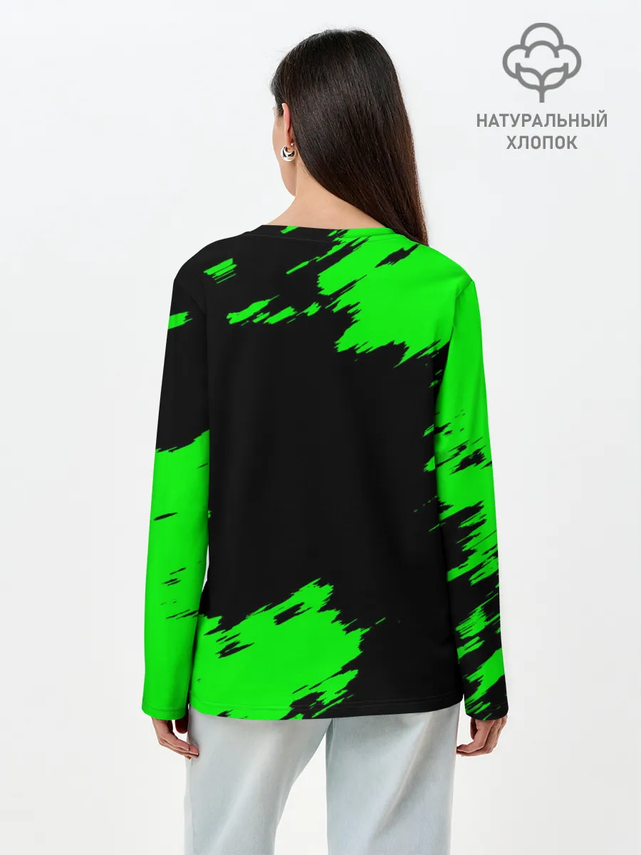 Лонгслив женский. Хлопок / The AC/DC famely