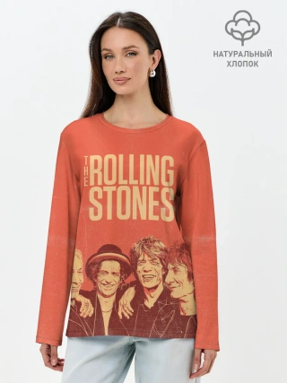 Лонгслив женский. Хлопок / The Rolling Stones