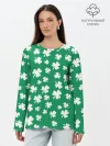 Лонгслив женский. Хлопок / ДЕНЬ СВЯТОГО ПАТРИКА | ST. PATRICKS DAY