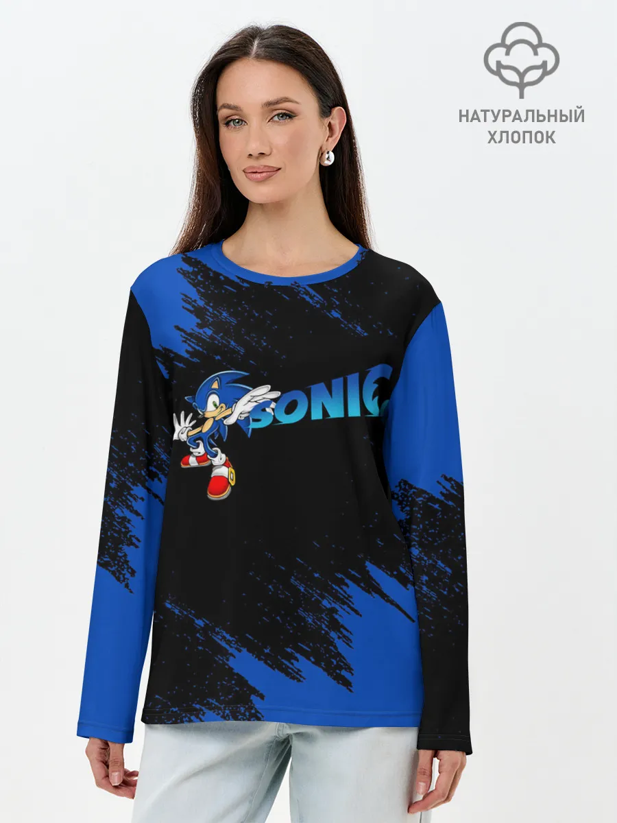 Лонгслив женский. Хлопок / SONIC