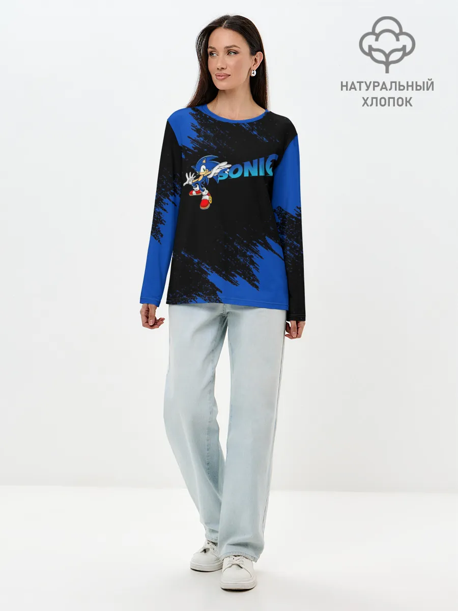 Лонгслив женский. Хлопок / SONIC