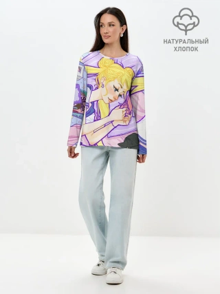 Лонгслив женский. Хлопок / СЕЙЛОР МУН