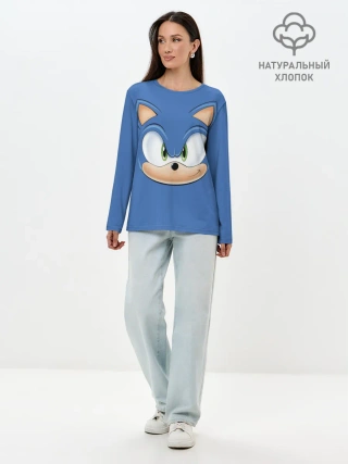 Лонгслив женский. Хлопок / SONIC.