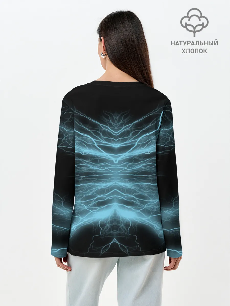 Лонгслив женский. Хлопок / PikaPika