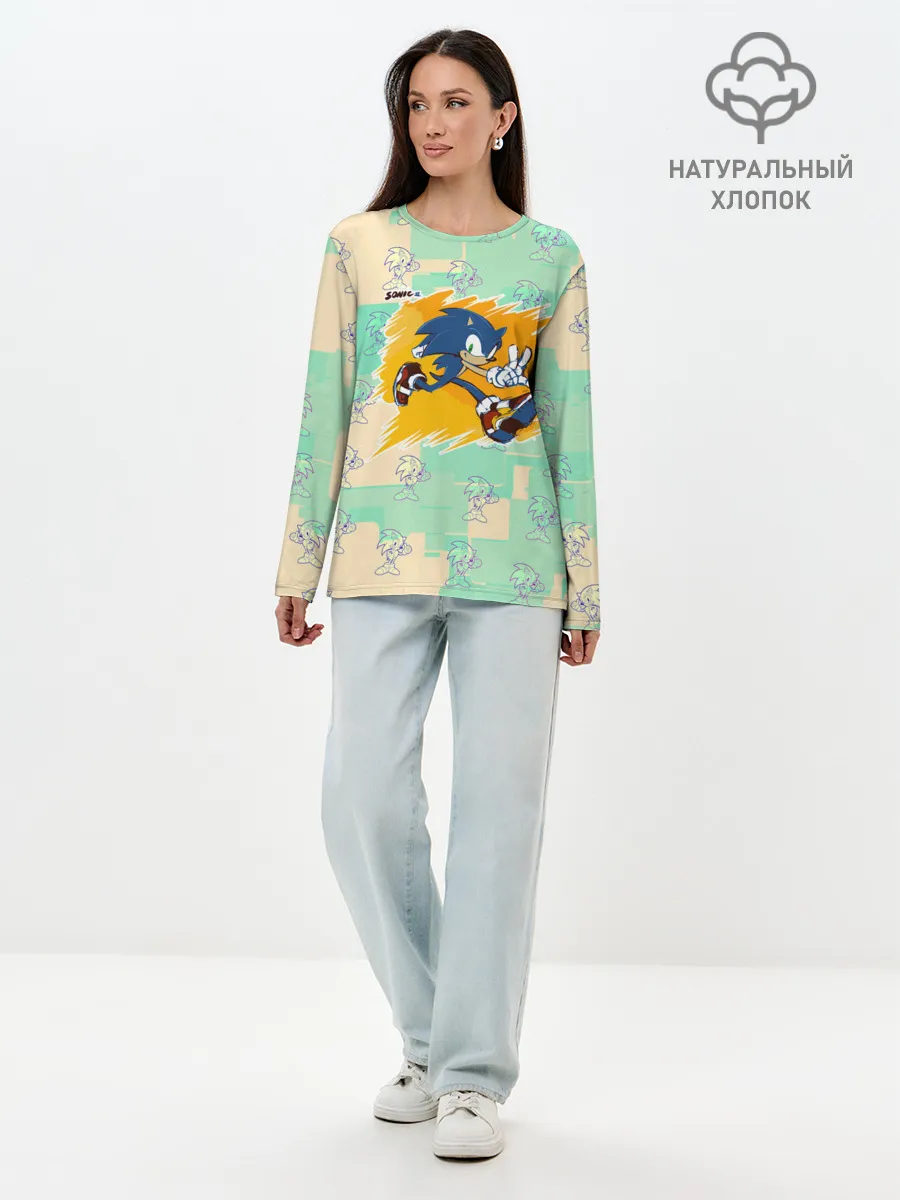 Лонгслив женский. Хлопок / sonik