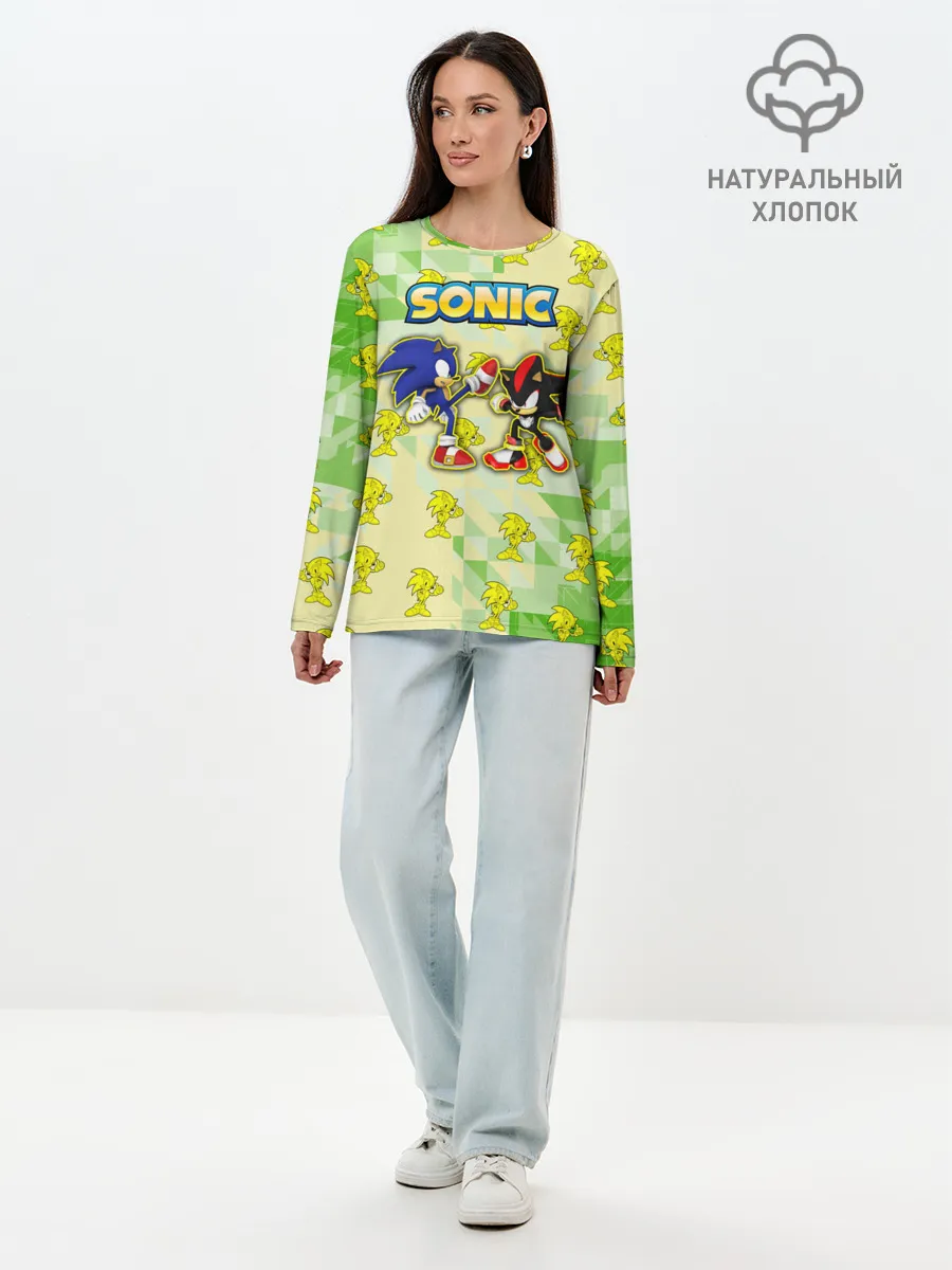 Лонгслив женский. Хлопок / sonik