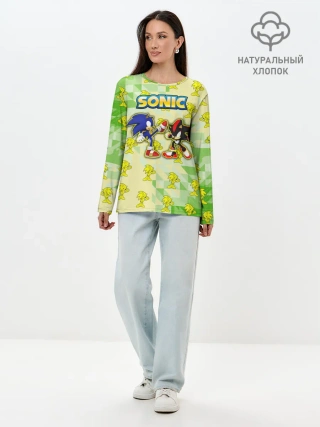 Лонгслив женский. Хлопок / sonik