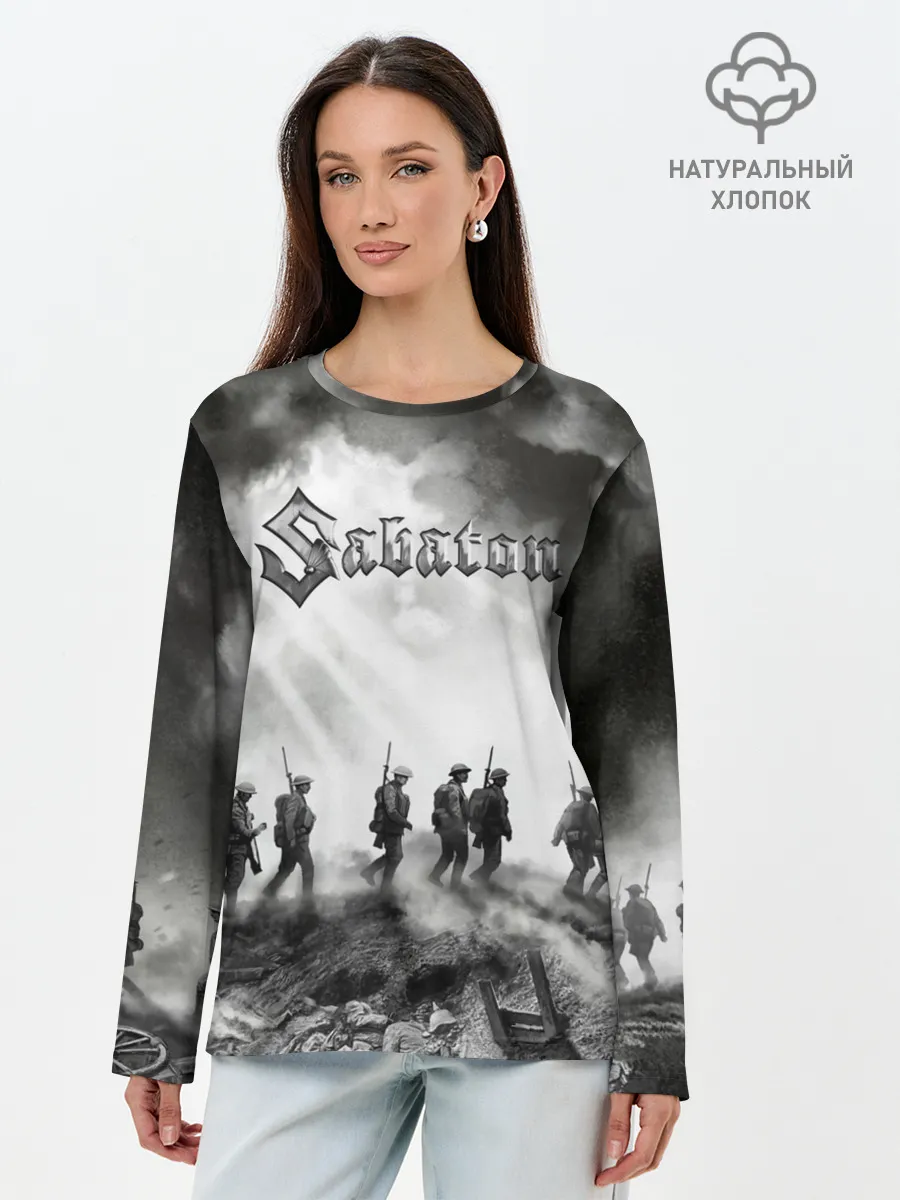 Лонгслив женский. Хлопок / Sabaton
