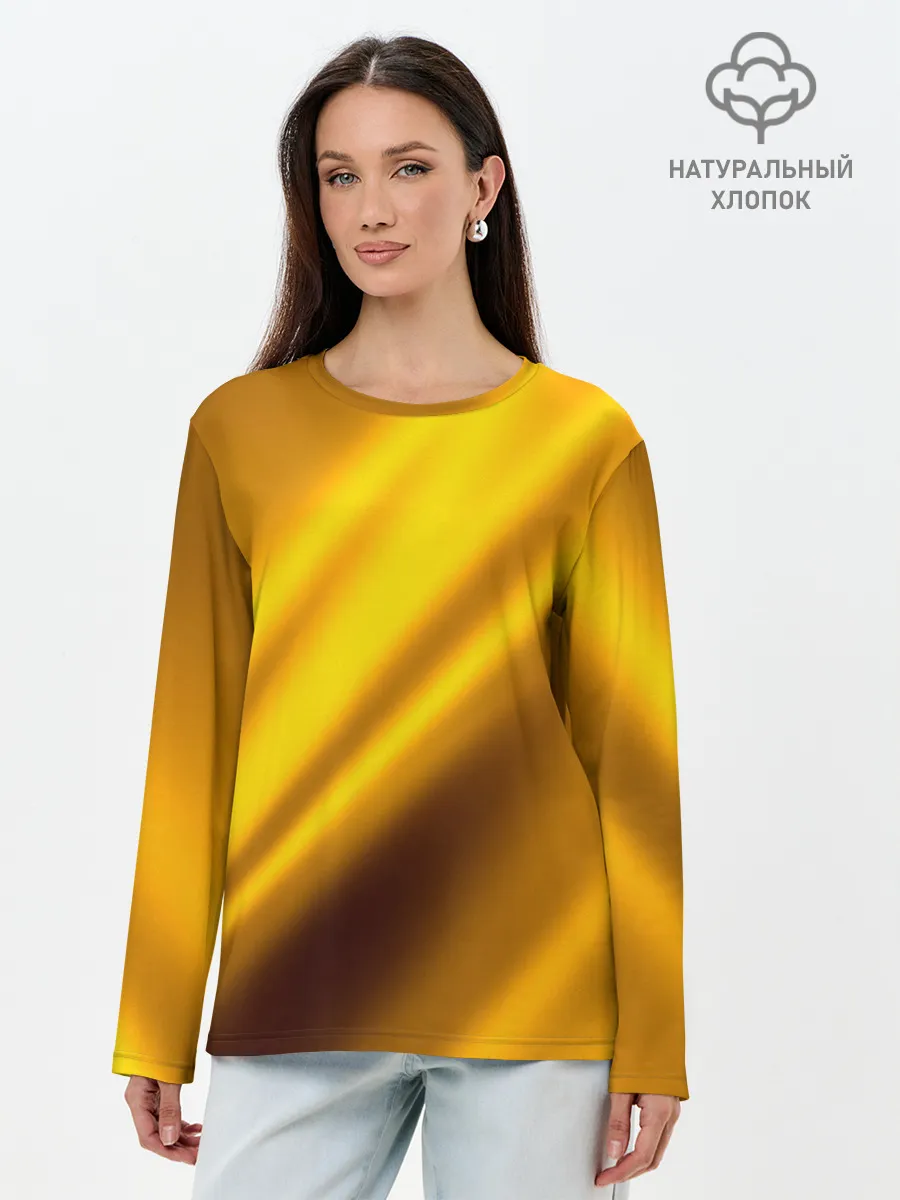 Лонгслив женский. Хлопок / Луч