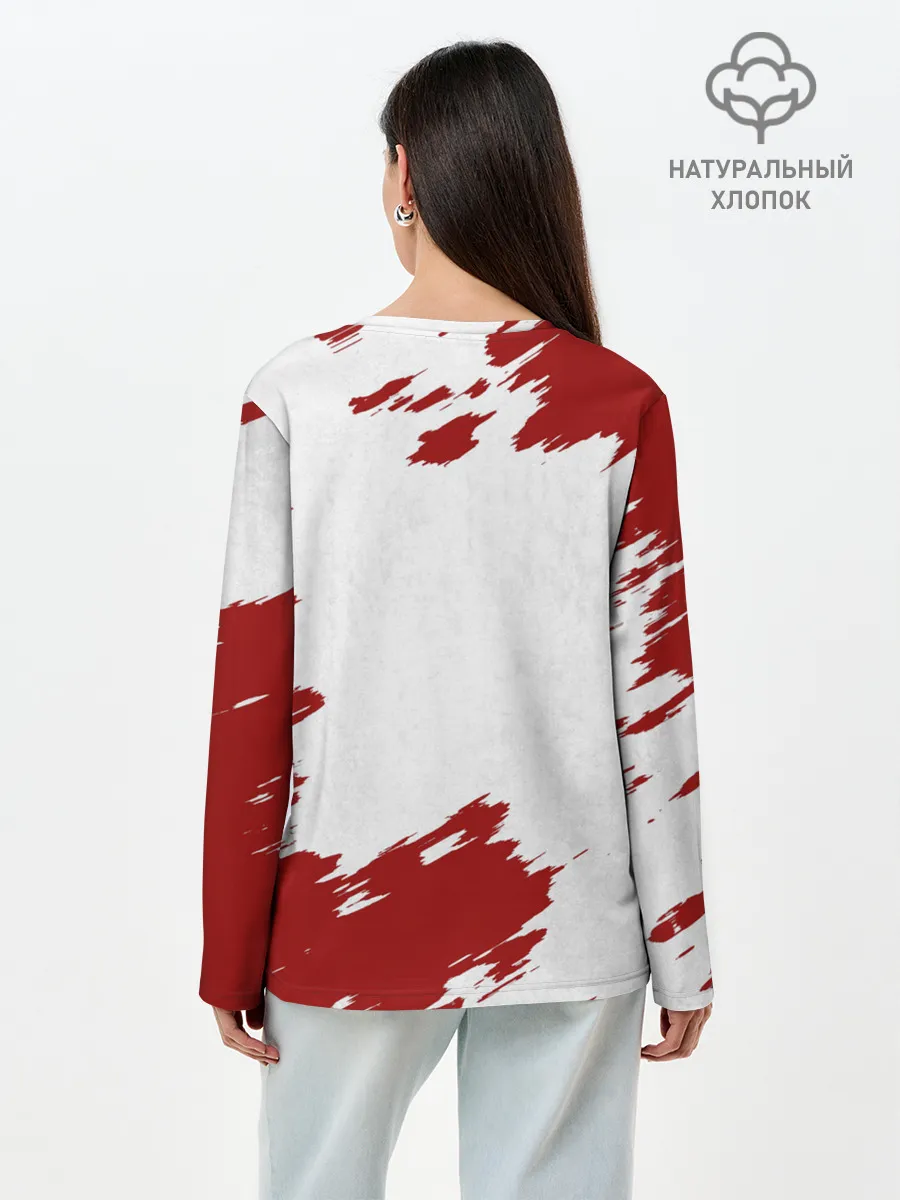 Лонгслив женский. Хлопок / Гражданская оборона