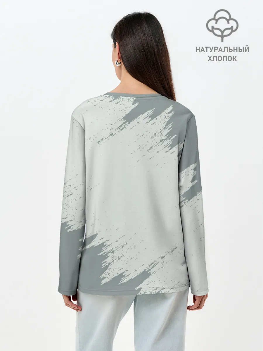 Лонгслив женский. Хлопок / SONIC SILVER