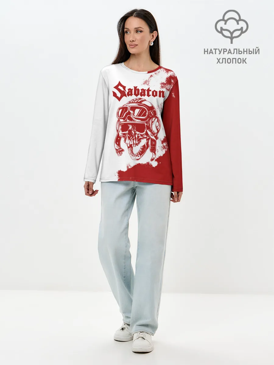 Лонгслив женский. Хлопок / Sabaton