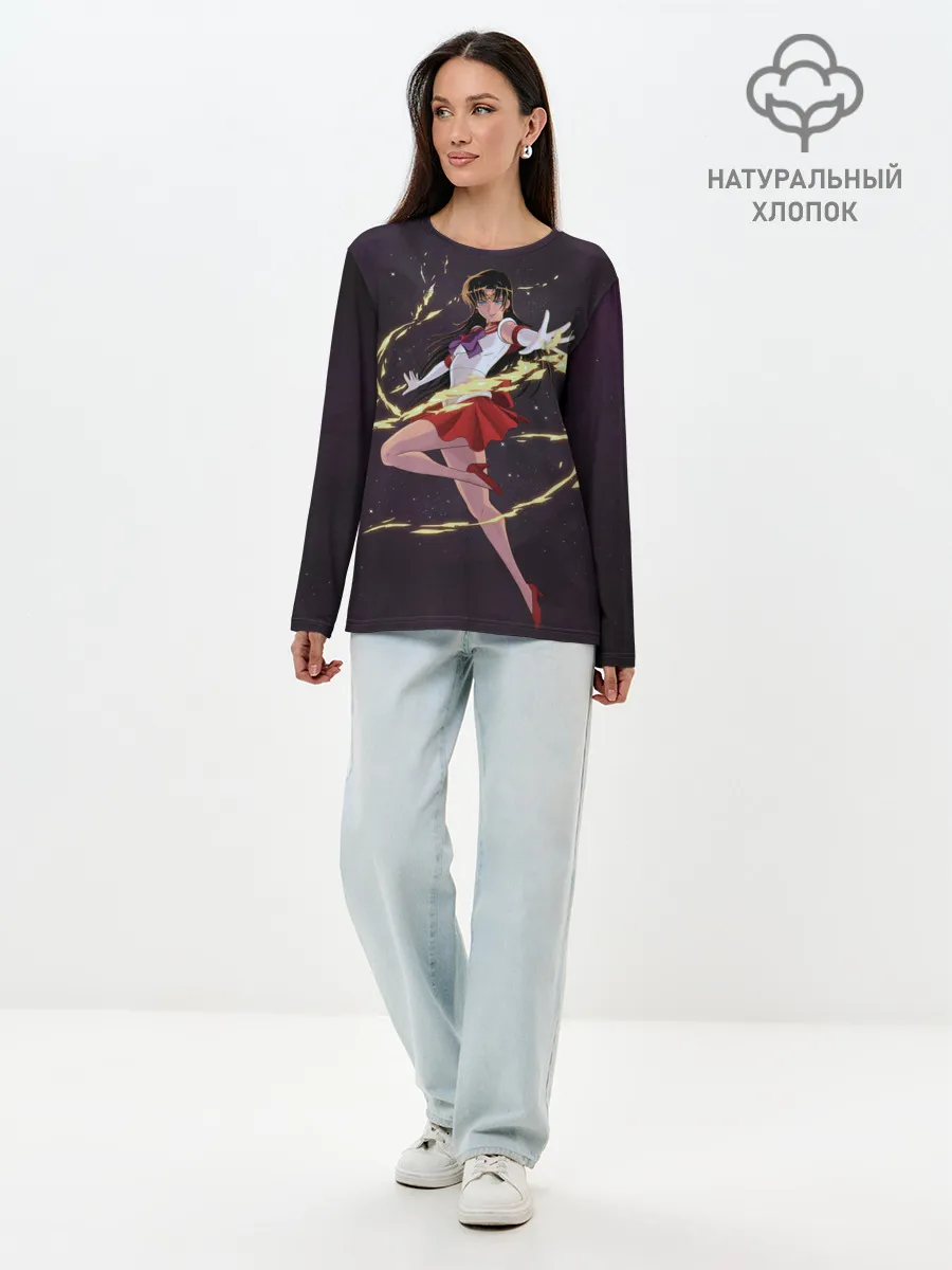 Лонгслив женский. Хлопок / SAILOR MARS