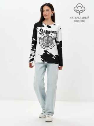 Лонгслив женский. Хлопок / Sabaton