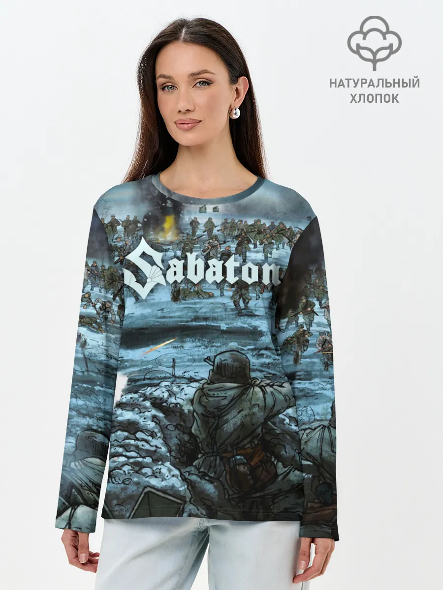Лонгслив женский. Хлопок / Sabaton