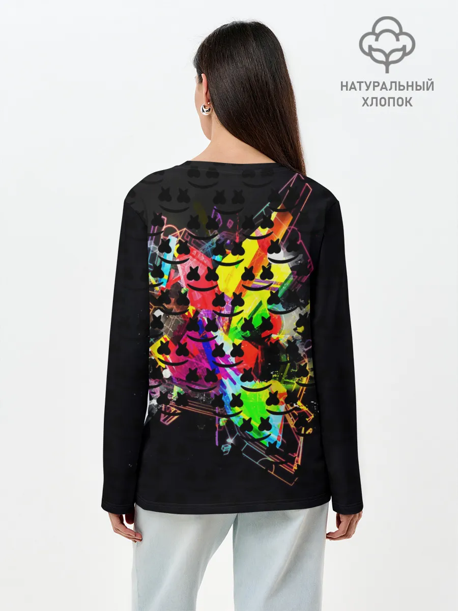 Лонгслив женский. Хлопок / MARSMELLO