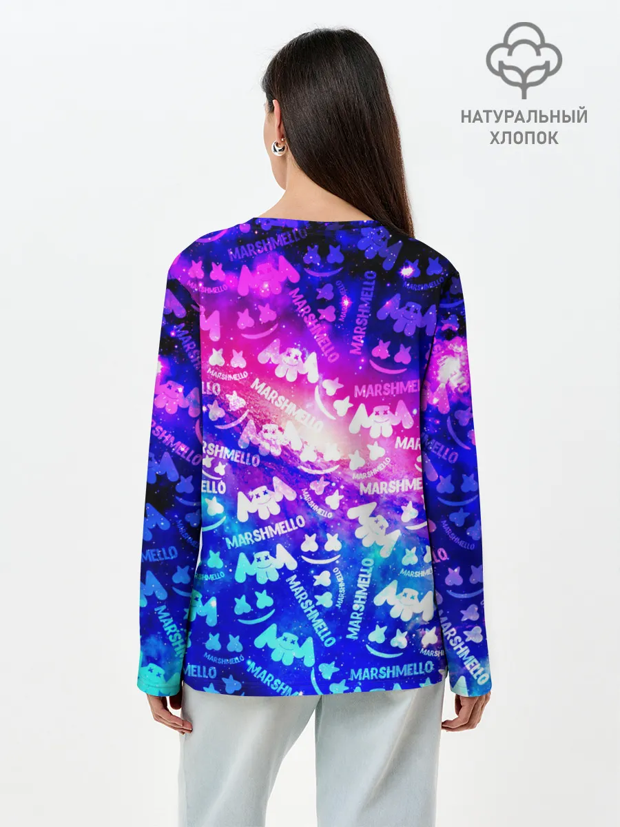 Лонгслив женский. Хлопок / MARSMELLO