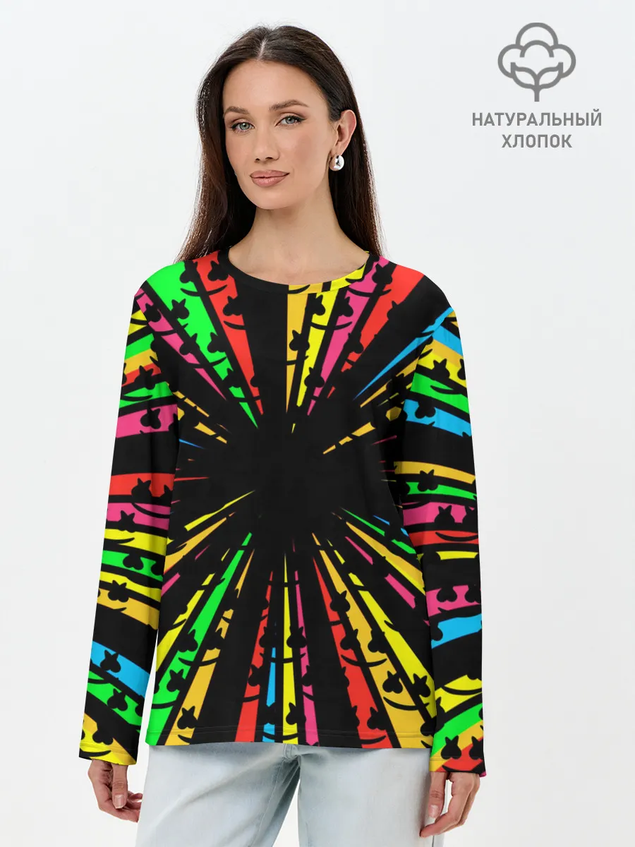 Лонгслив женский. Хлопок / MARSMELLO