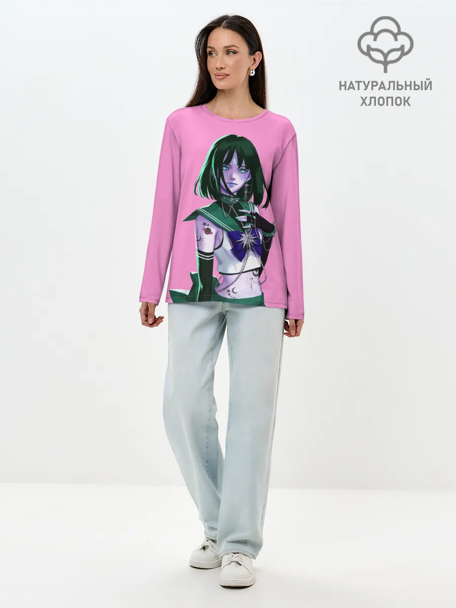 Лонгслив женский. Хлопок / SAILOR MOON