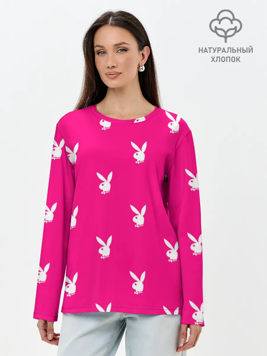Лонгслив женский. Хлопок / PLAYBOY | ПЛЕЙБОЙ