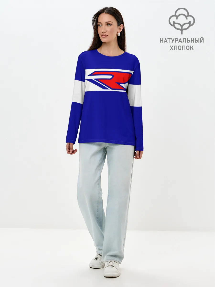 Лонгслив женский. Хлопок / SUZUKI MOTO SPROT | СУЗУКИ МОТО СПОРТ