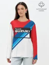 Лонгслив женский. Хлопок / SUZUKI MOTO SPORT | СУЗУКИ МОТО СПОРТ