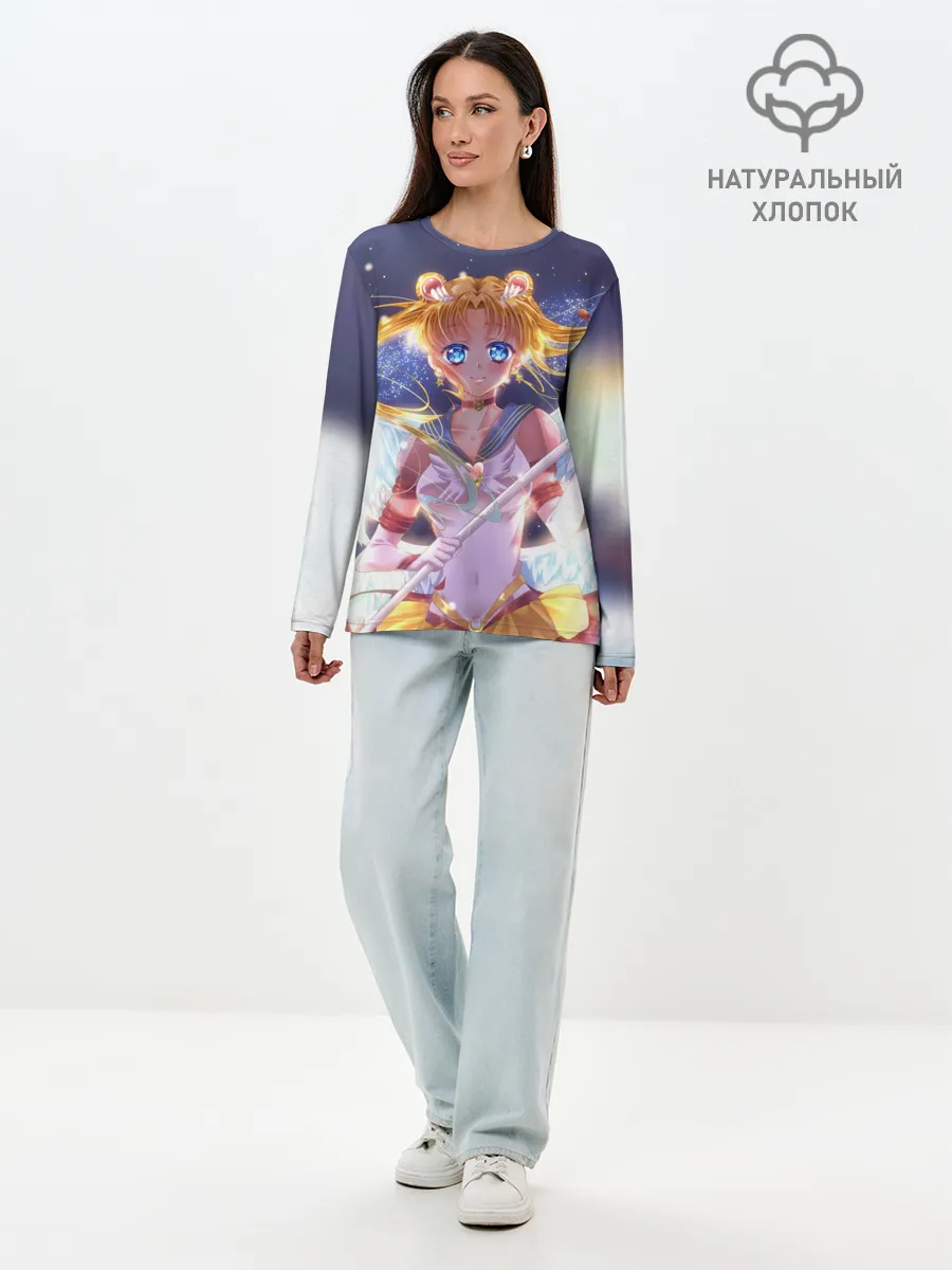 Лонгслив женский. Хлопок / SAILOR MOON