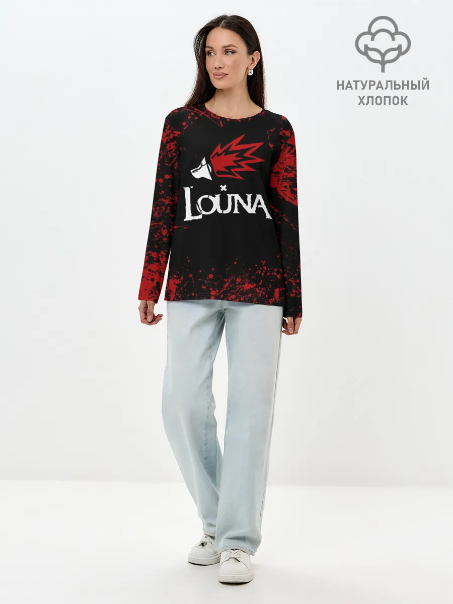 Лонгслив женский. Хлопок / Louna