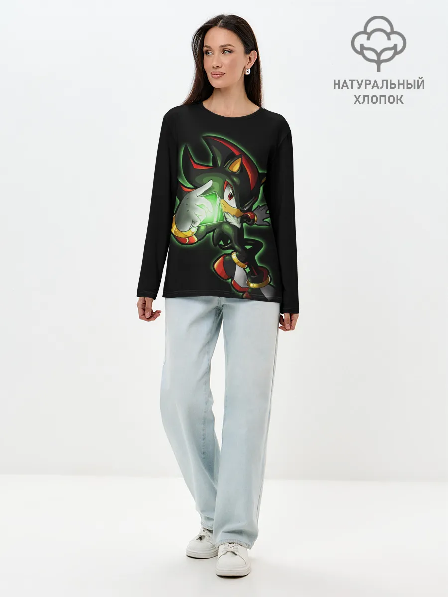 Лонгслив женский. Хлопок / SHADOW