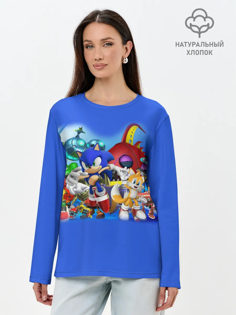 Лонгслив женский. Хлопок / SONIC