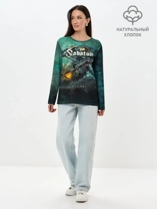 Лонгслив женский. Хлопок / Sabaton