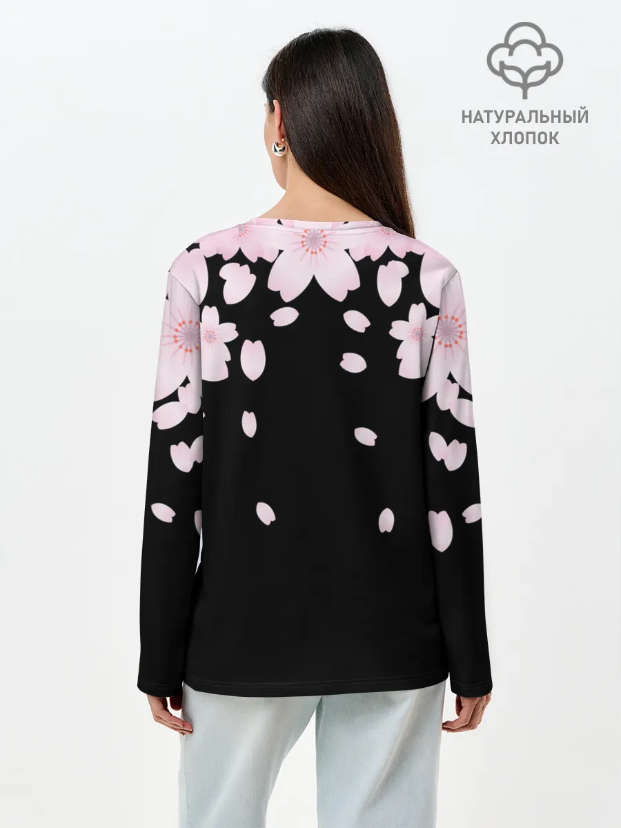 Лонгслив женский. Хлопок / САКУРА | SAKURA
