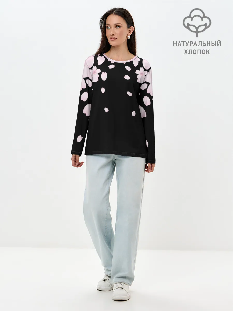 Лонгслив женский. Хлопок / САКУРА | SAKURA