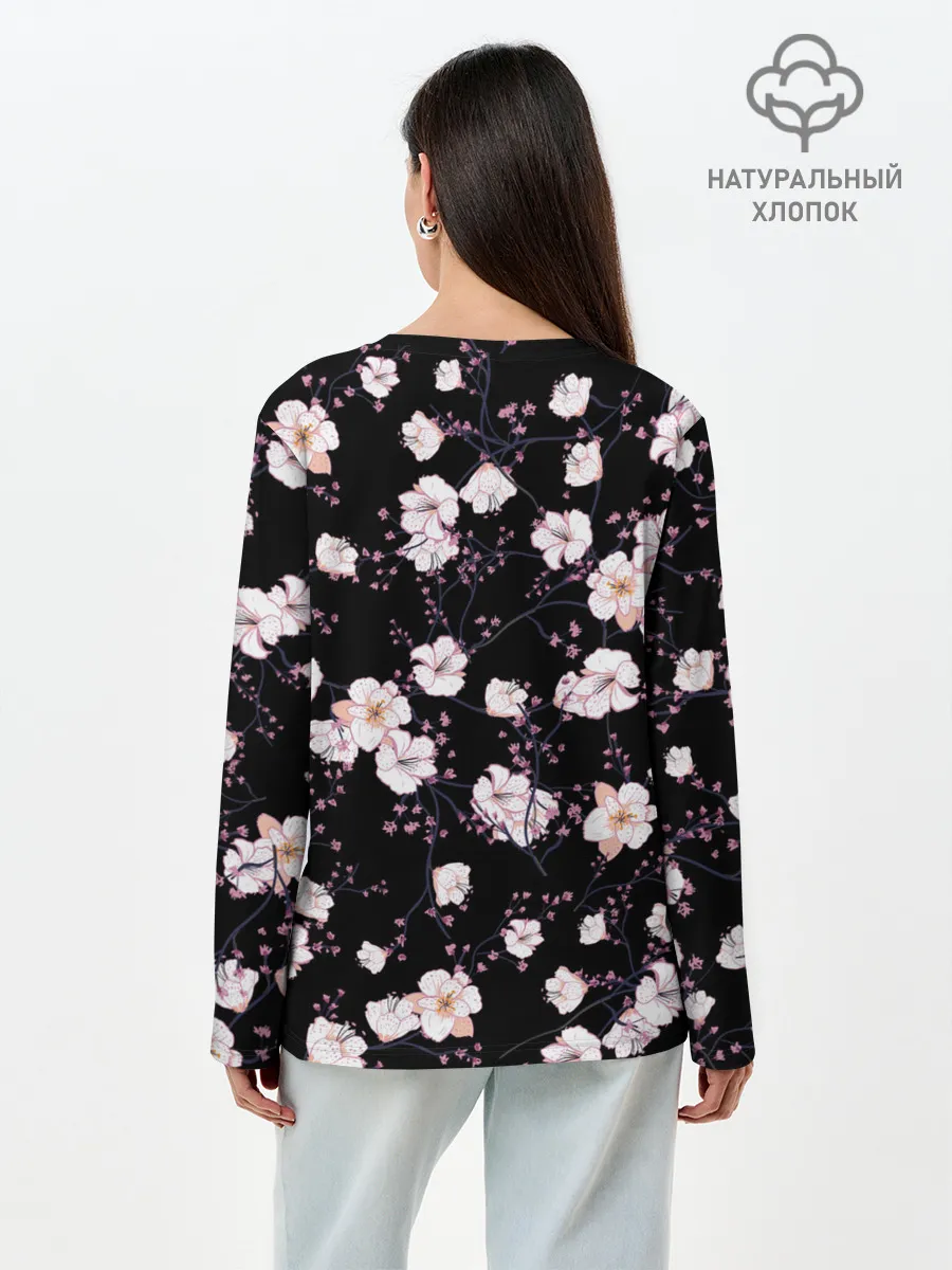 Лонгслив женский. Хлопок / САКУРА | SAKURA