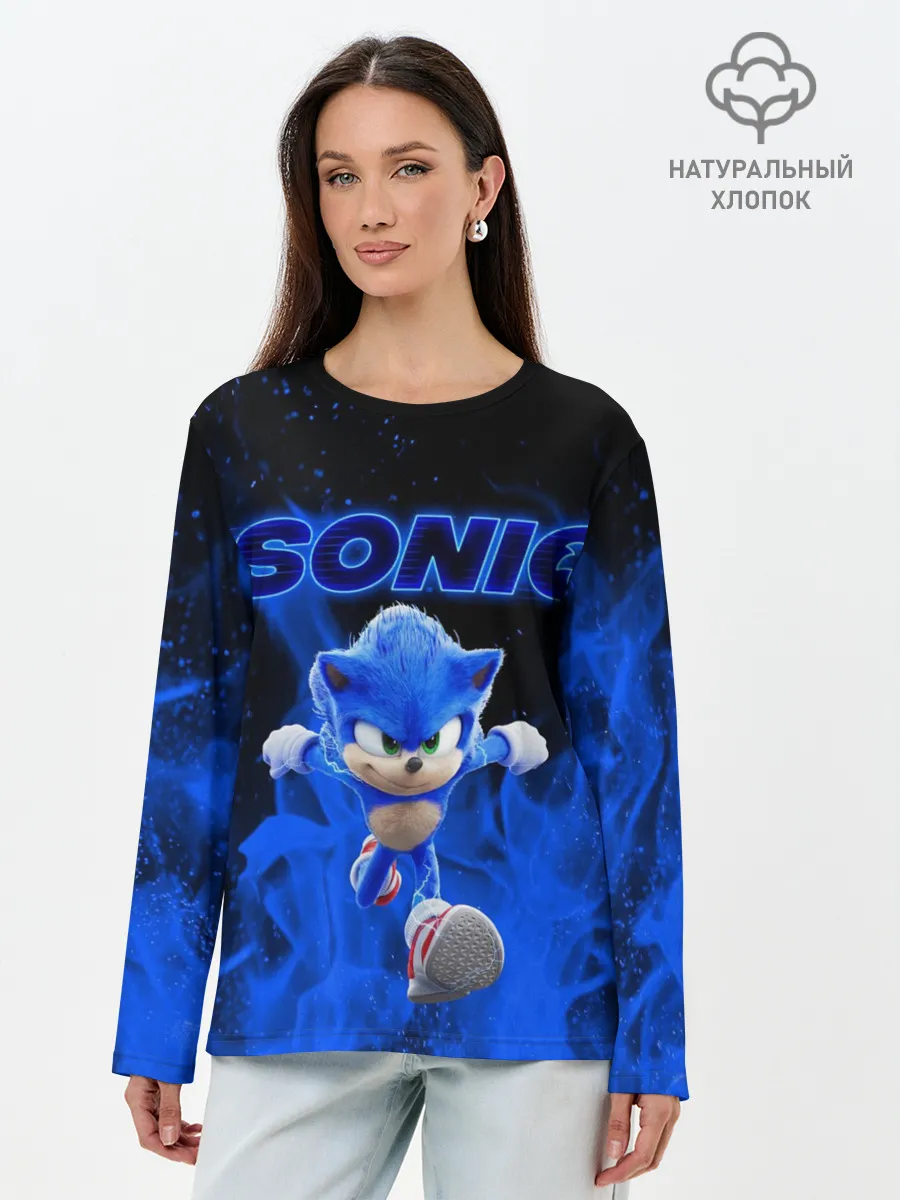 Лонгслив женский. Хлопок / SONIC