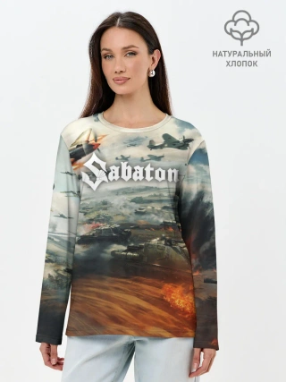 Лонгслив женский. Хлопок / Sabaton