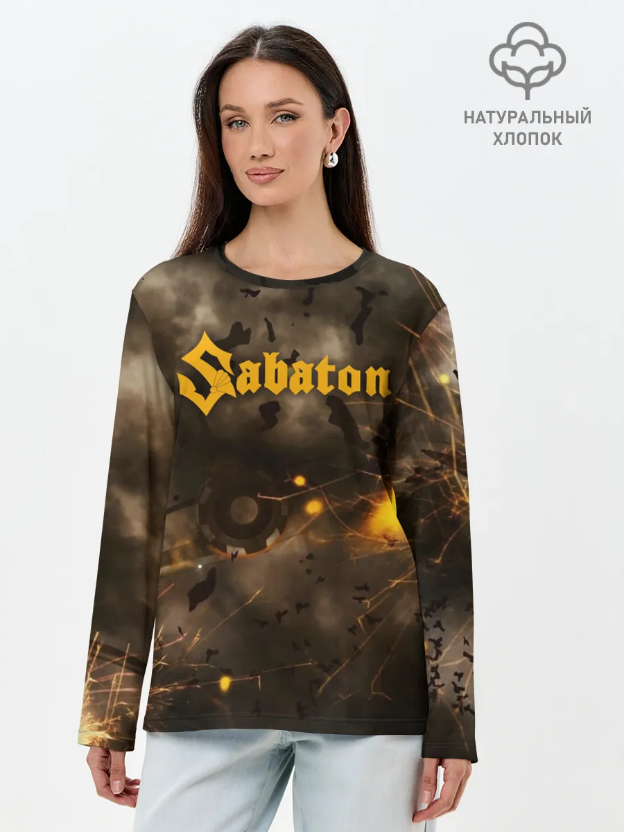 Лонгслив женский. Хлопок / Sabaton