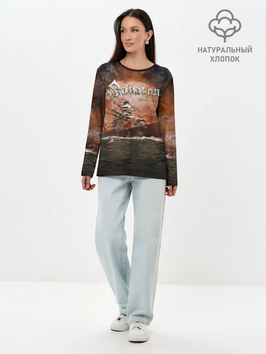 Лонгслив женский. Хлопок / Sabaton