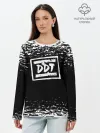 Лонгслив женский. Хлопок / ДДТ ЛОГО | DDT LOGO