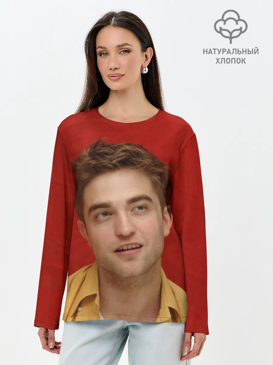 Лонгслив женский. Хлопок / ROBERT PATTINSON