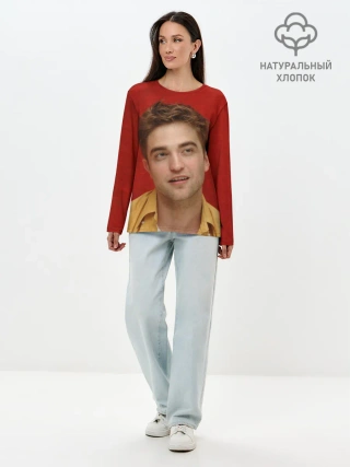 Лонгслив женский. Хлопок / ROBERT PATTINSON