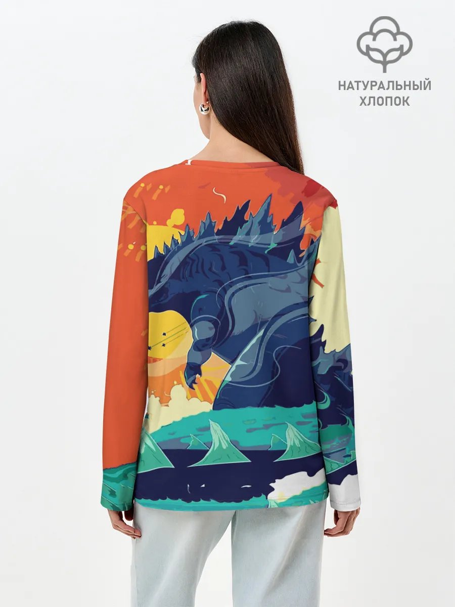 Лонгслив женский. Хлопок / Eminem и Juice WRLD