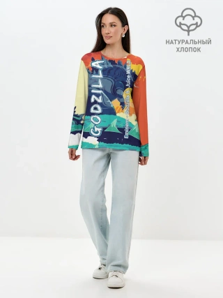 Лонгслив женский. Хлопок / Eminem и Juice WRLD