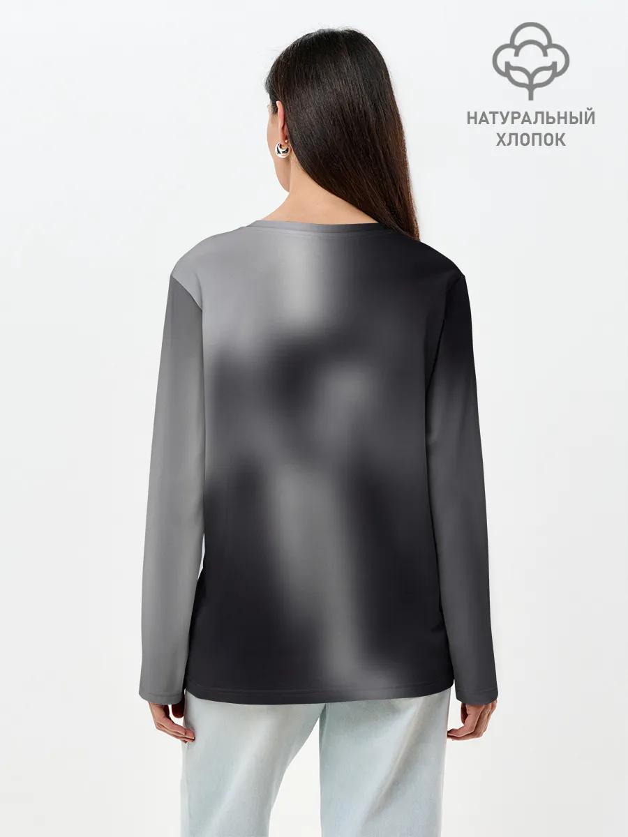 Лонгслив женский. Хлопок / Роберт Паттинсон