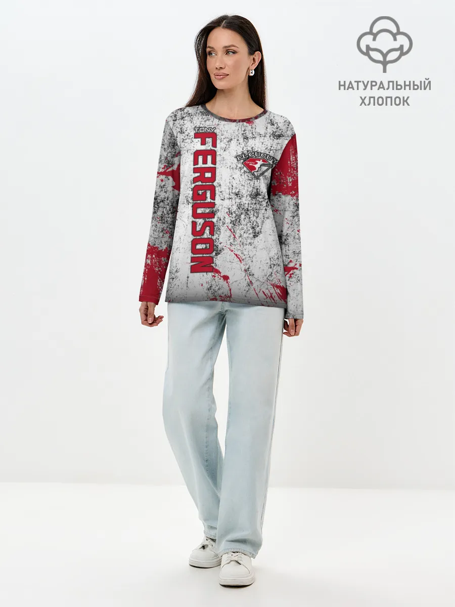 Лонгслив женский. Хлопок / Tony Ferguson